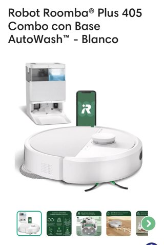 Roomba Plus 405 Robot Aspirador + Dock