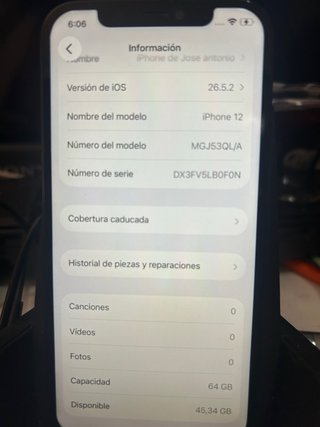iPhone 12 pantalla y trasera sin arañazo ni marcas