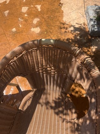 3 Sillas de Jardín Mimbre