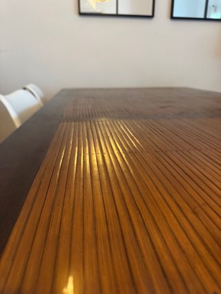 Mesa comedor madera y bambú Maisons du Monde