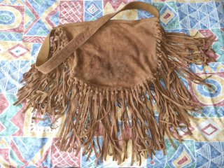 Bolso Piel Serraje Flecos Pull&Bear