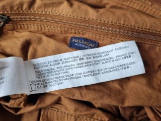 Bolso Piel Serraje Flecos Pull&Bear