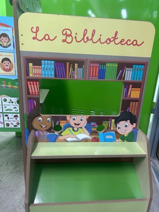 Biblioteca Escuela Madera Juego Infantil