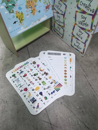 Biblioteca Escuela Madera Juego Infantil