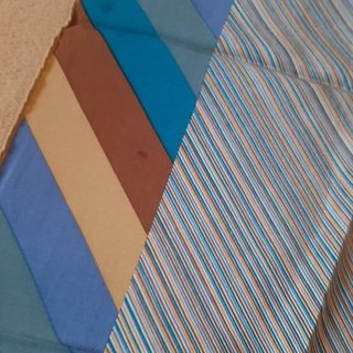 Pañuelo Pertegaz Rayas Azul y Marrón