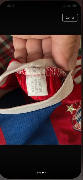 Camiseta Adidas Bayern Múnich Talla M