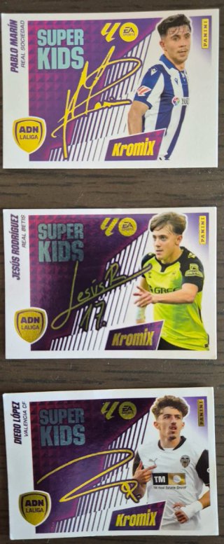 Kromix Superkids - Cromos Fútbol (3 unidades)