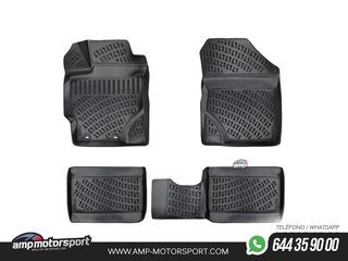 ALFOMBRILLAS DE GOMA RIZLINE PARA TOYOTA YARIS 2014-2020