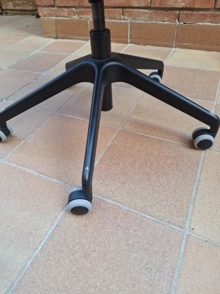 Silla de oficina IKEA gris