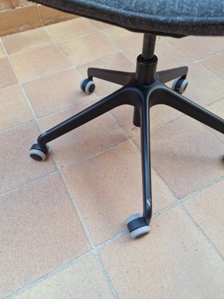 Silla de oficina IKEA gris