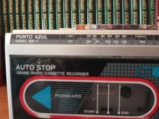 Radio Transistor Antiguo FM/Onda Corta Cassette