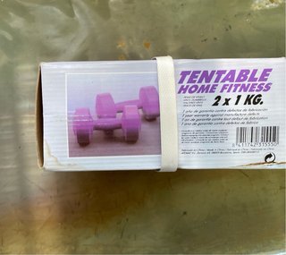 Mancuernas 1 kg Vinilo/4 pares(4cajas)