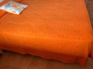 Colcha Cama Matrimonio Algodón 100% Alegre