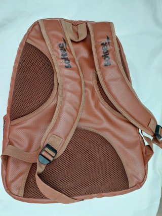 Mochila de pádel marrón