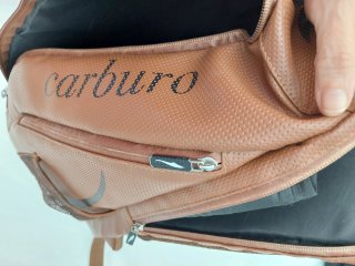 Mochila de pádel marrón