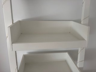 Estantería Escalera Bassay Blanca Madera Banak