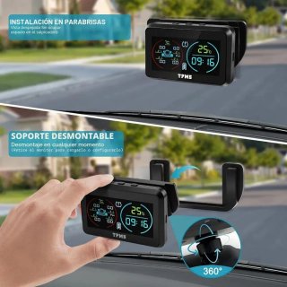 Sistema TPMS 4 Sensores Presión Neumáticos