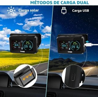 Sistema TPMS 4 Sensores Presión Neumáticos