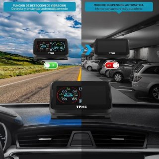 Sistema TPMS 4 Sensores Presión Neumáticos