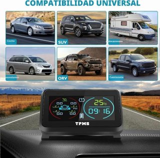 Sistema TPMS 4 Sensores Presión Neumáticos
