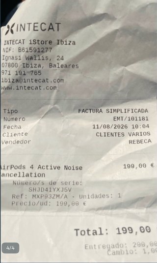 AirPods 4 con Cancelación de Ruido