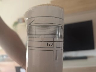 Estor enrollable bambú nuevo 180×120