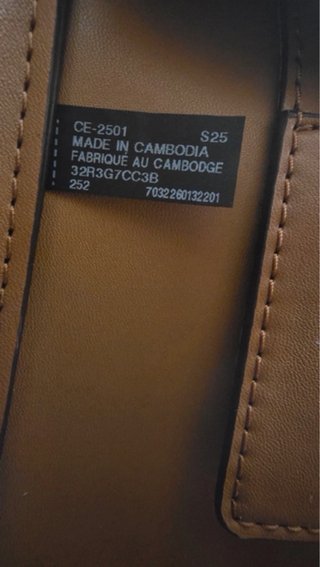 Bolso Michael Kors Marrón y Dorado nuevo