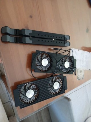 Base refrigeradora para portátil con 4 ventiladore