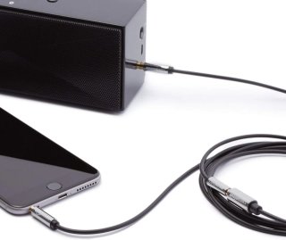 Cable alargador audio estéreo 3,5mm, hembra, 1,83m