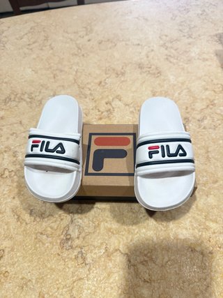 Ciabatte Fila Bambino Bianche