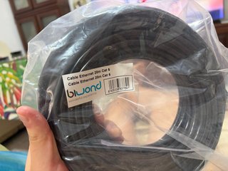 Cable Ethernet 20m Cat 6 (3 rollos)