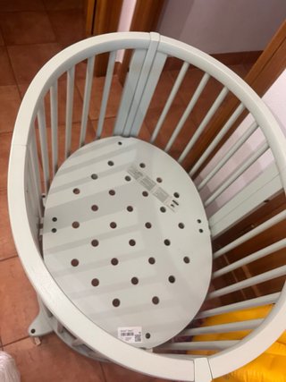 Minicuna Stokke Verde Agua + Dosel + colchon