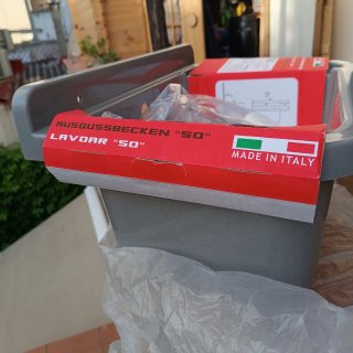 Fregadero Granito Gris 50cm Nuevo