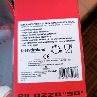 Fregadero Granito Gris 50cm Nuevo