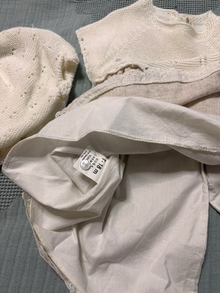 Vestido y braguita niña T.18 meses