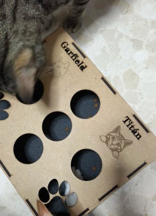 Rascador para gatos de madera