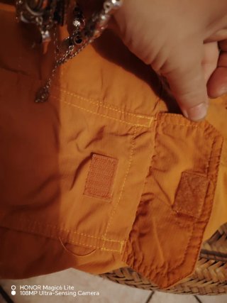 Short mare Adidas arancione