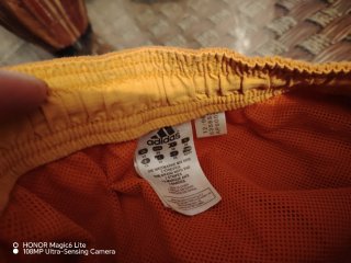 Short mare Adidas arancione