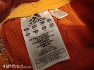 Short mare Adidas arancione