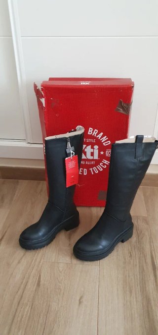 Botas altas Xti mujer negras talla 37