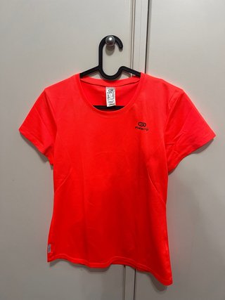 Camiseta deportiva Kalenji naranja mujer Talla XS