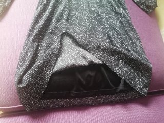 Vestido H&M Negro y Blanco Talla S