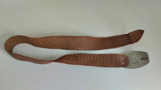 Cinturón Cuero 100%, Boho mujer, trenzado
