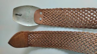 Cinturón Cuero 100%, Boho mujer, trenzado