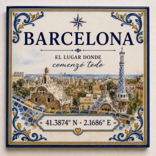 Azulejo personalizado para amantes del fútbol