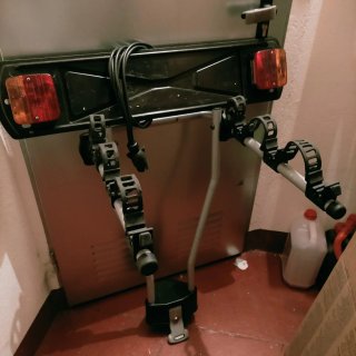 Portabicicletas gancho remolque