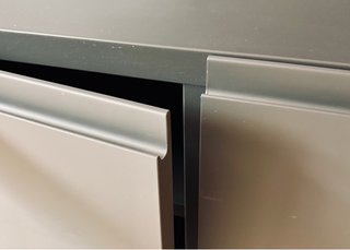 Mobile TV grigio metallo/legno