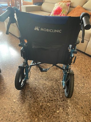 Silla de rueda de paseo para adulto como nueva