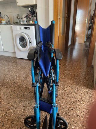 Silla de rueda de paseo para adulto como nueva