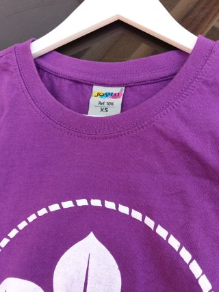 Camisetas Scouts Lila Talla XS (Pack 2)